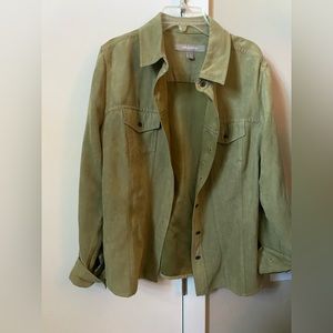 Pretty green button up